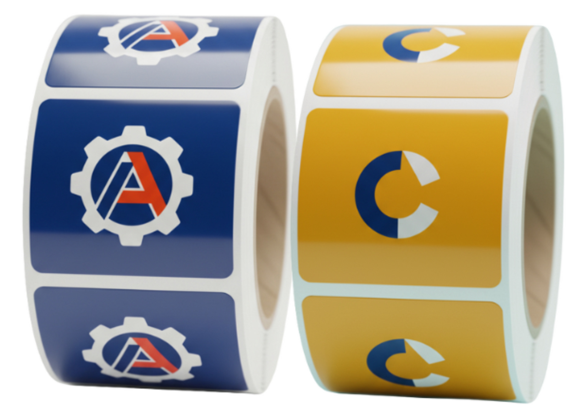 Rolos de Etiquetas em Couchê Brilho